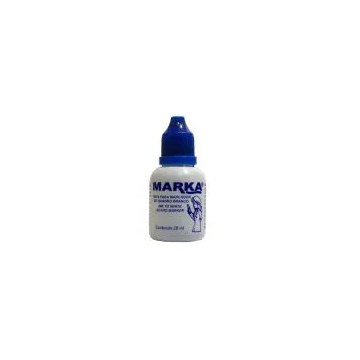 Tinta para marcador de quadro barnco 20 ml Azul. MARKA - 1