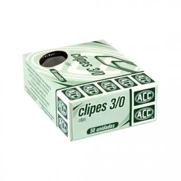 Clips Galvanizado ACC. 0/3 - 50 Peças. ACC - 3