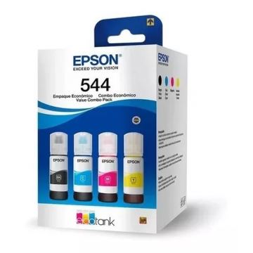 Kit Tinta Epson Preta Amarelo Magenta Ciano L3150 L3110 3110. EPSON - 1